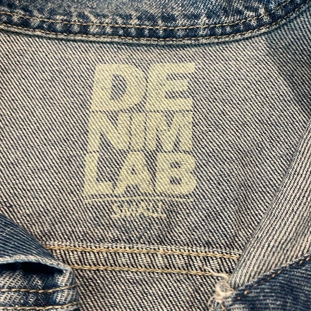 Denim Lab Distressed Jacket Size Small - Picture 4 of 8